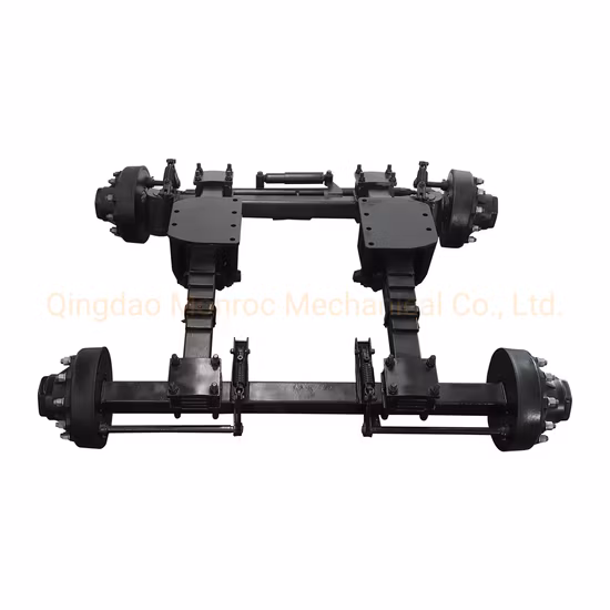 Bogie Suspension in Trailer Parts Axles Heavy Duty Trailer System Leaf