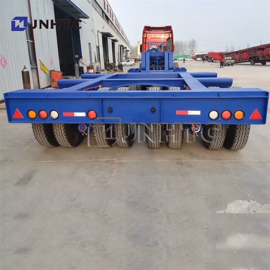 Six Axles in Two Three Lines Lowbed 80 Ton 100 Ton 120 Ton 150ton Low Loaders Low Bed Semi Trailer