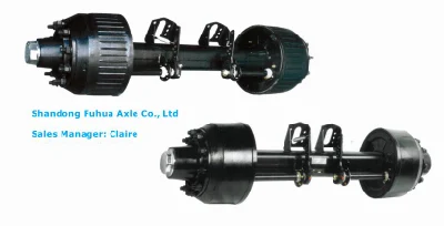 Germany Type Rear Axle BPW Axle 12t 14t 16t 18t Trailer Axle Truck Axle for Auto Spare Part and Semi Trailer Part